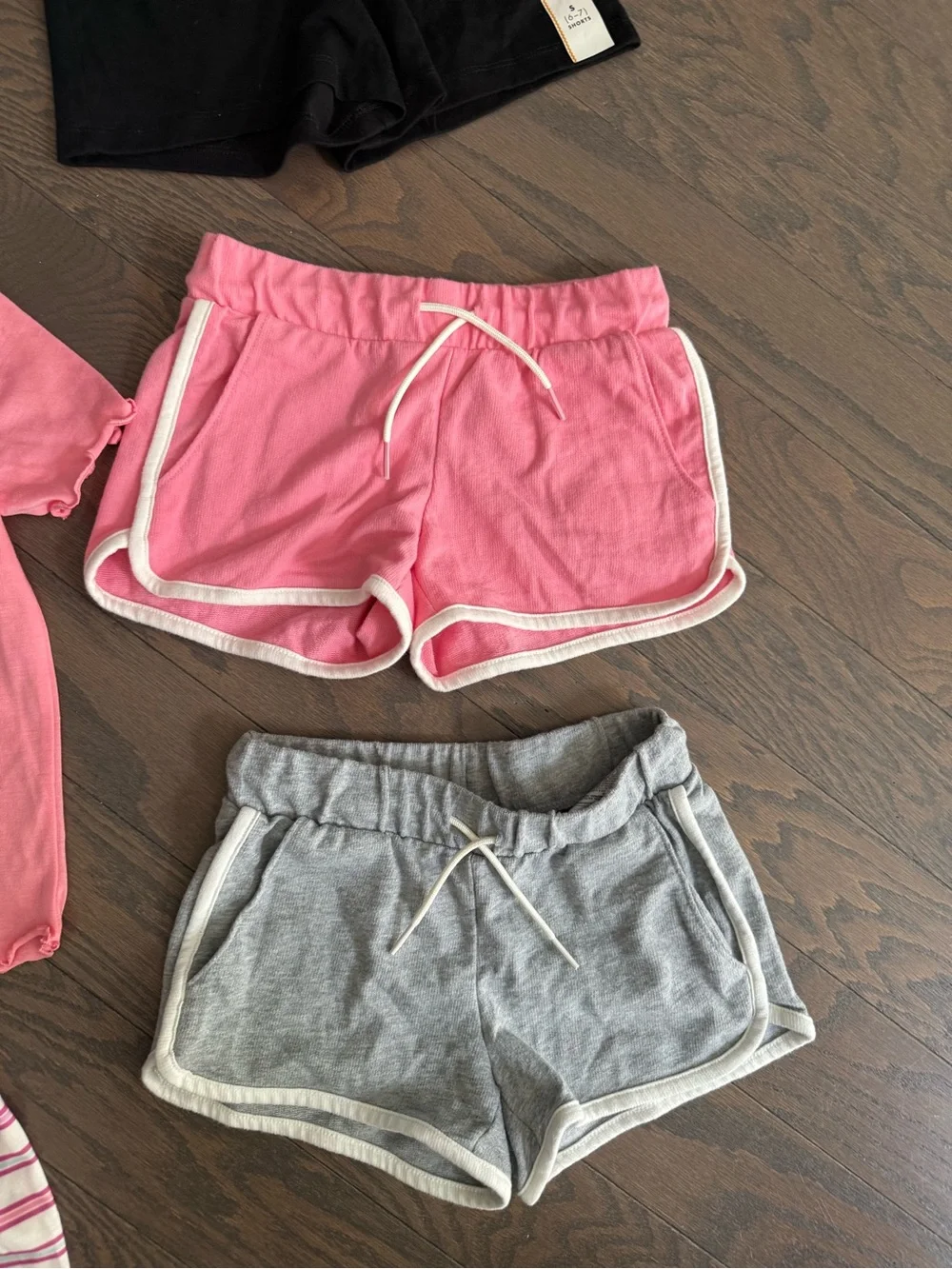 Girls clothes pull on shorts lot dog pajama sz 6/7 old navy & cat & jack summer